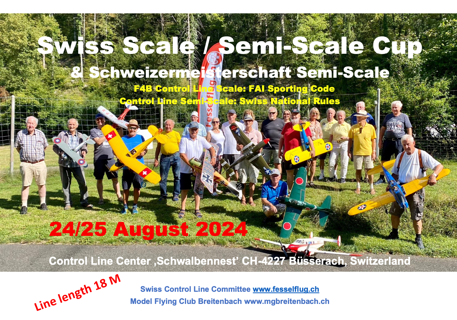 Swiss Control Line Sale / Semi-Scale Cup inkl. Schweizermeisterschaft Semi-Scale